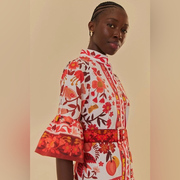 FARM RIO NWOT Romantic Orchard Mini Dress - Picture 4 of 11